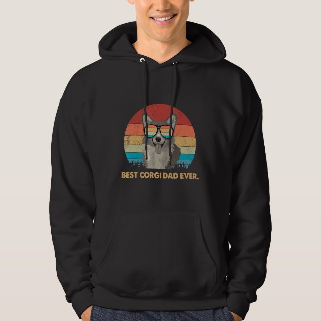 Moletom Melhor Pai Corgi Nunca (Frente)