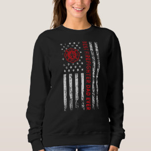 Moletom Melhor Pai De Bombeiros Já Padre Usa Flag Fir