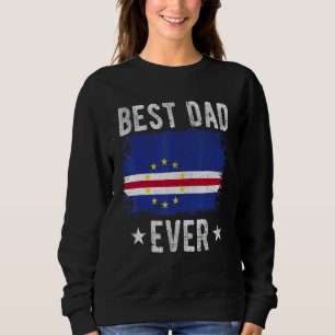 Moletom Melhor Pai De Cabo Verde Bandeira Cabo-Verdiana Da