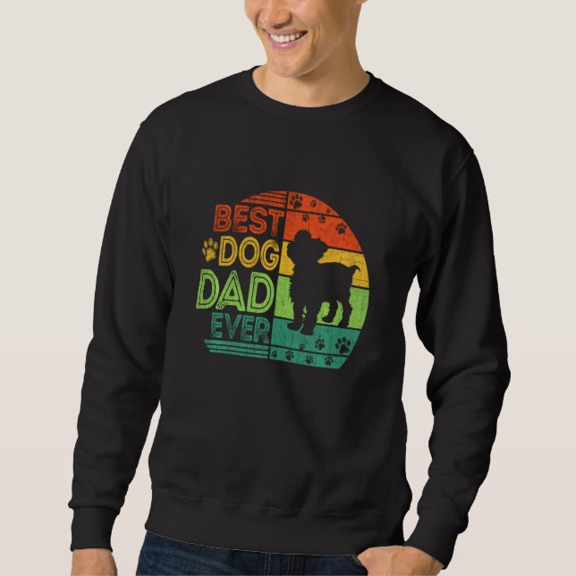 Moletom Melhor Pai De Cachorro Alguma Vez Shirt Yorkshire  (Frente)