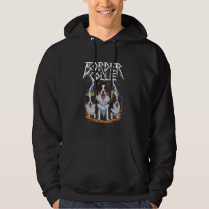 Moletom Melhor Pai de Cachorro Collie Heavy Metal Dog Mãe