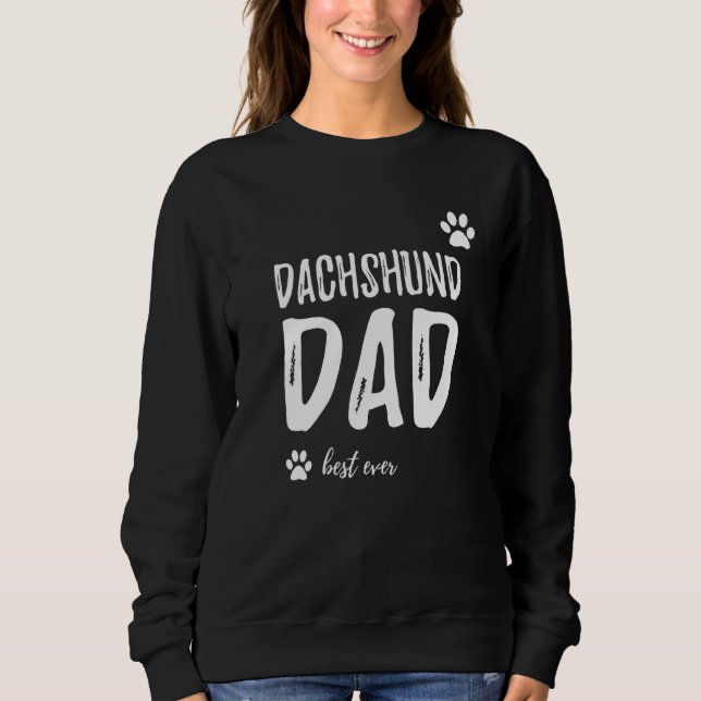 Moletom Melhor Pai de Cachorro do Dachshund (Frente)