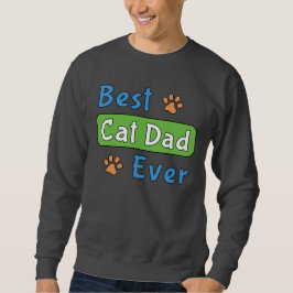 Moletom Melhor Pai de Gato de Todos os Tempos