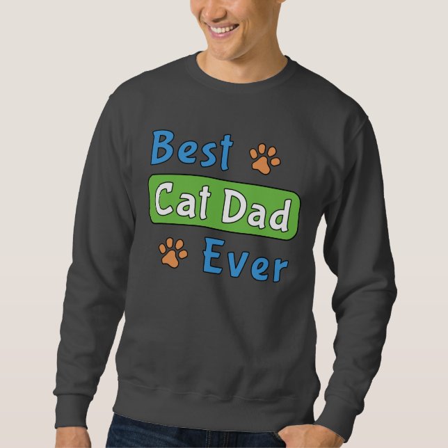 Moletom Melhor Pai de Gato de Todos os Tempos (Frente)