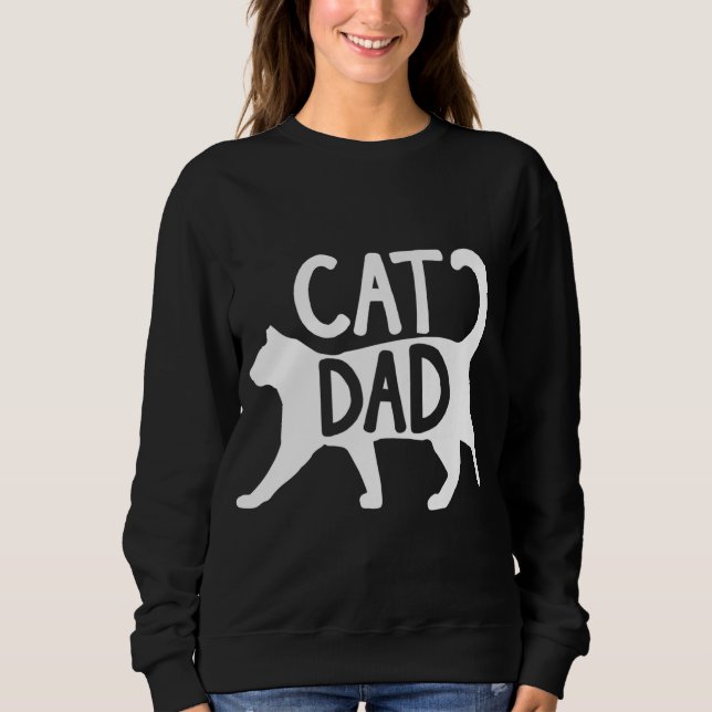 Moletom Melhor Pai De Gato Funny Gift Men Gatinho Chri (Frente)