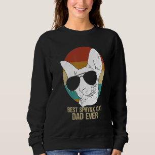 Moletom Melhor Pai de Gato Sphynx Sem Cabelos Cat Padre Mp