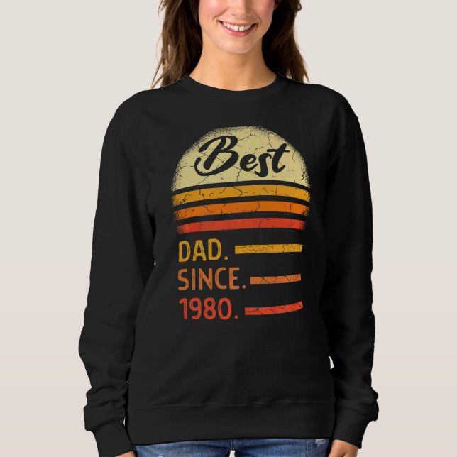 Moletom Melhor Pai De Mens Desde 1980 De Son Dau (Frente)