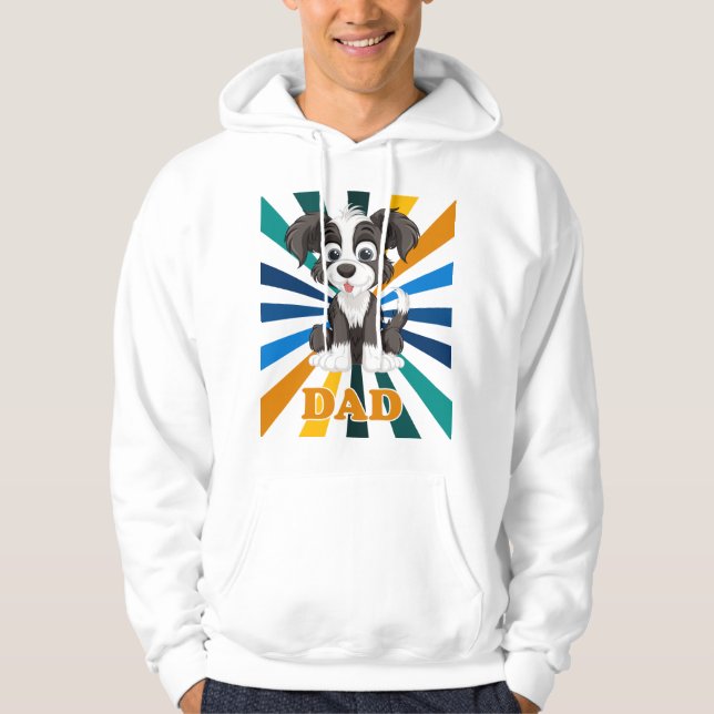 Moletom Melhor Pai de Shih Tzu de Todos os Tempos Presente (Frente)