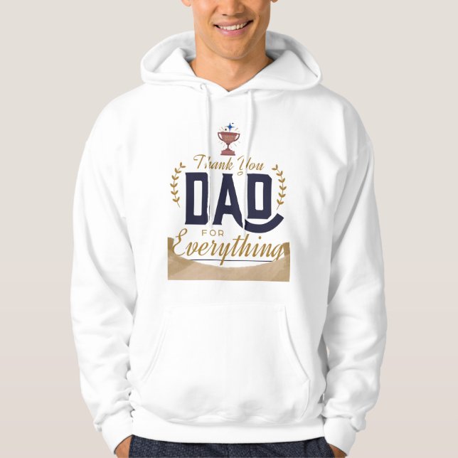 Moletom Melhor Pai – Design de Agradecimento (Frente)