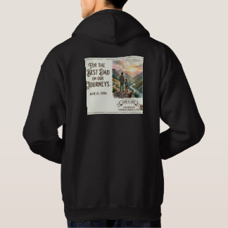 Moletom Melhor Pai em Nossas Jornadas Personalizado Dia do