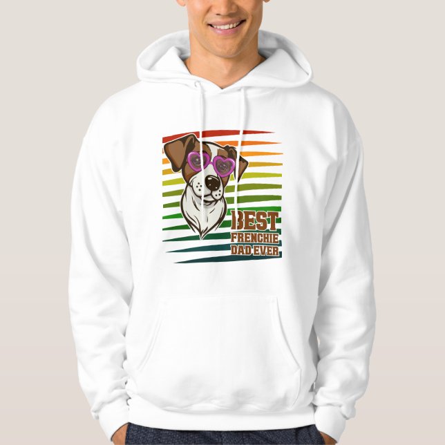 Moletom Melhor Pai Frenchie de Todos os Tempos Presente Di (Frente)