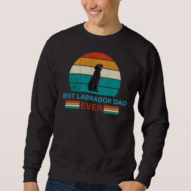 Moletom Melhor Pai Labrador De 166 (Frente)