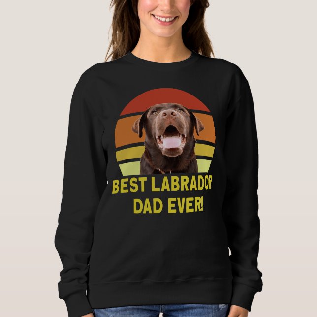 Moletom Melhor Pai Labrador Nunca (Frente)