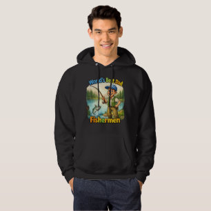 Moletom Melhor Pai Pescador do Lago Divertida Ideia de Pre