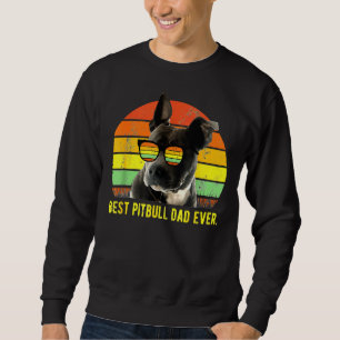 Moletom Melhor Pai Pitbull De Todos Os Bons Porcos Retro S