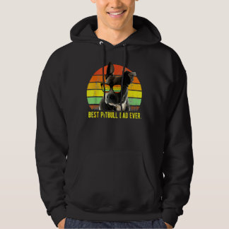 Moletom Melhor Pai Pitbull De Todos Os Bons Porcos Retro S