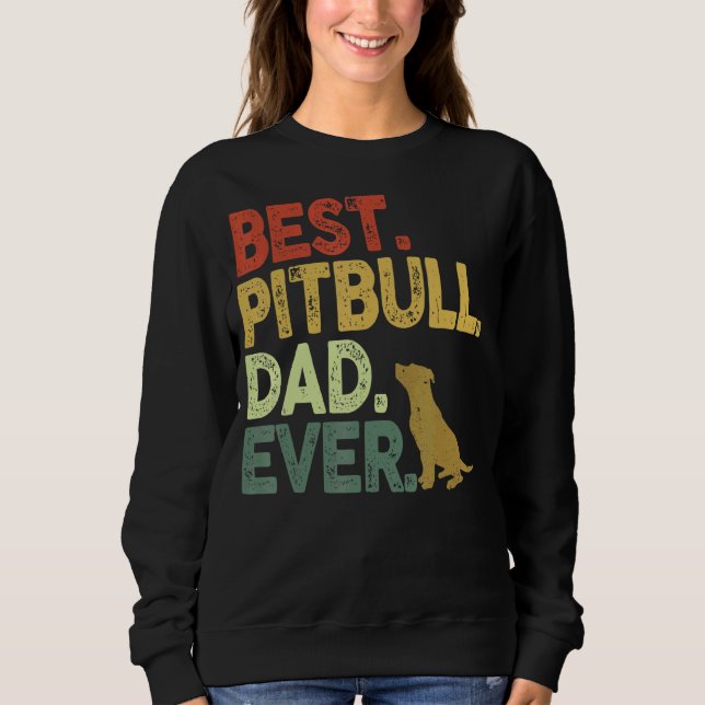Moletom Melhor Pai Pitbull para Menores Pai Pitbulage (Frente)