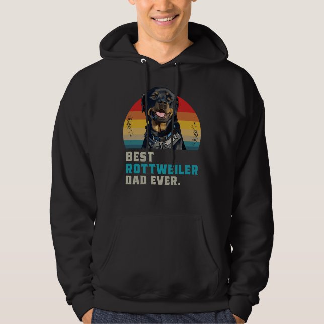 Moletom Melhor Pai Rottweiler Ever 45 (Frente)