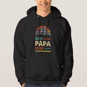 Moletom Melhor Papa Nunca Homens Retro Pai De Decoração Da