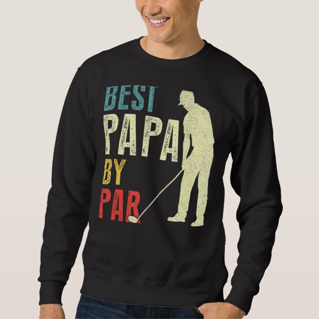 Moletom Melhor Papa Por Pai De Golfe (Frente)