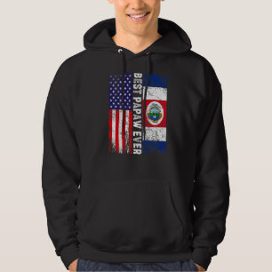 Moletom Melhor Papo Já Dia de os pais Costa Rica Bandeira