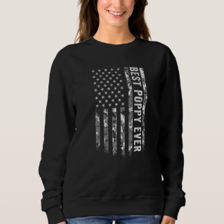 Moletom Melhor Papoula de Sempre Bandeira Americana Camo V