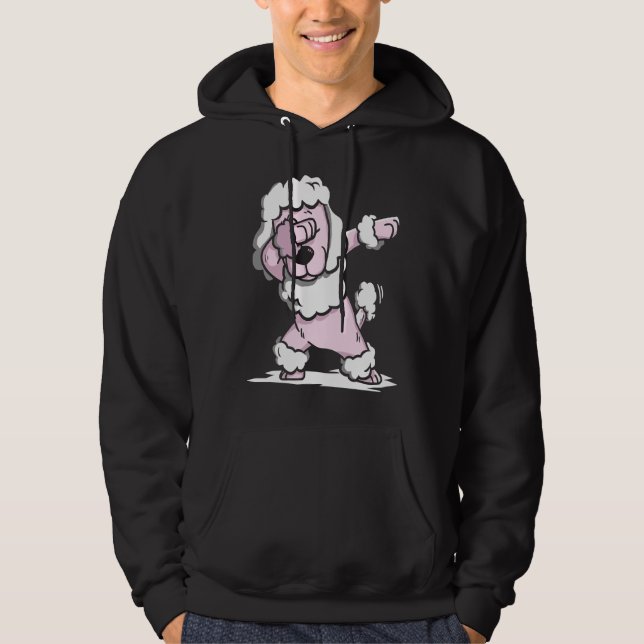 Moletom Melhor Poodle Pink Dog Engraçado Presente (Frente)