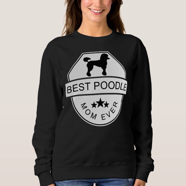 Moletom Melhor Poodle Que A Mãe Já Fez Scoop (Frente)