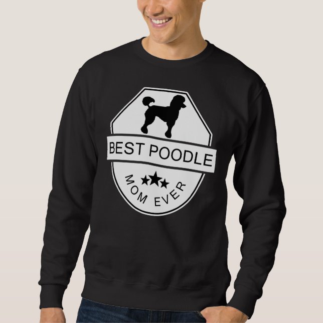 Moletom Melhor Poodle Que A Mãe Já Fez Scoop (Frente)