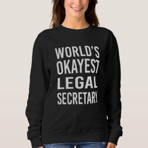 Moletom Melhor Secretária Jurídica do Mundo Okay Melhor Di