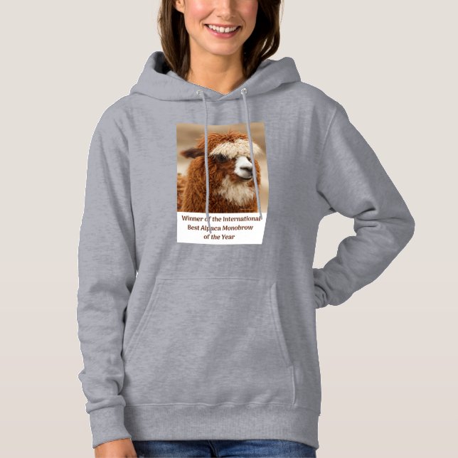 Moletom Melhor Sobrancelha Única de Alpaca (Frente)