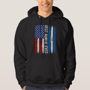 Moletom Melhor Tia Dia de as mães Nicarágua Bandeira R dos