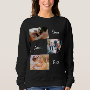 Moletom Melhor Tia Ever Personalizada 3 Foto ama você tia