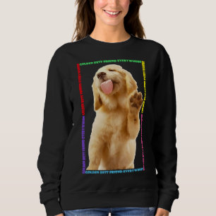 Moletom Melhores Amigos do ouro Retriever