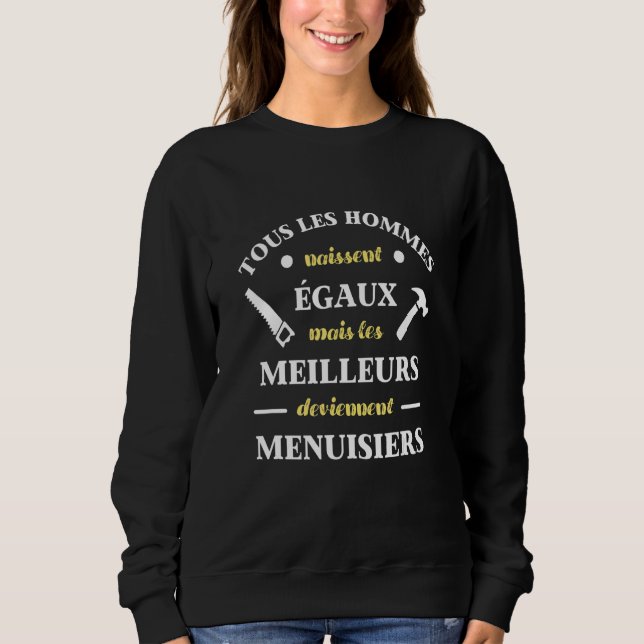 Moletom Melhores Carpinteiros Joiner Carpenter Homens Mulh (Frente)