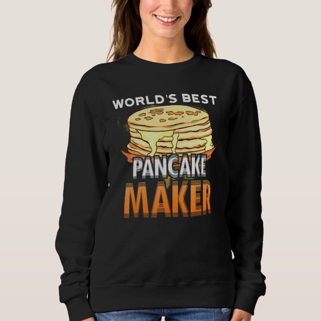 Moletom Melhores Fazeres Pancake Makers Comida Humor com t (Frente)