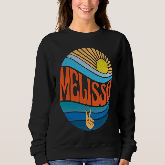 Moletom Melissa  Vintage Sunset Melissa Groovy Tie Dye (Frente)