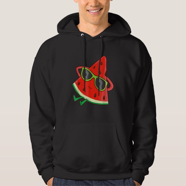 Moletom Melon Summer Fruta Óculos De Sol Em Melancia (Frente)