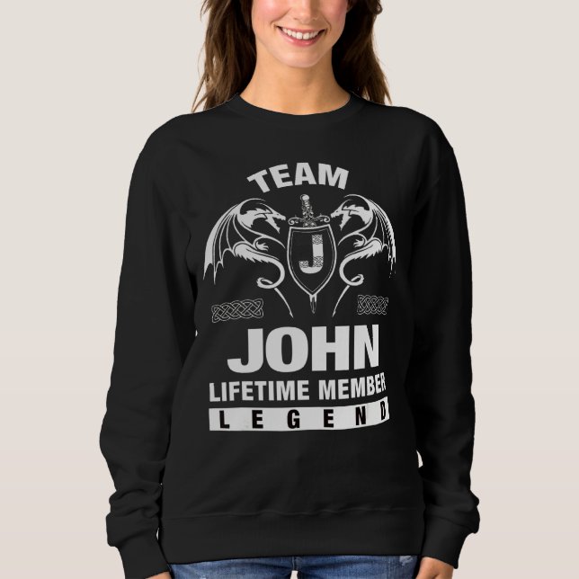 Moletom Membro da Equipe John Lifetime (Frente)