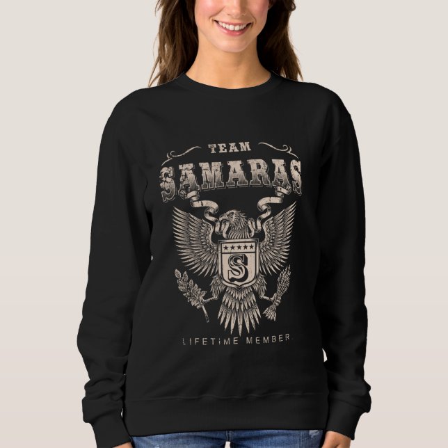 Moletom Membro da Vida do Team Samaras - Nome do Samaras (Frente)