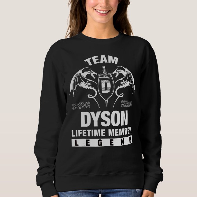 Moletom Membro do Tempo de Vida do Team Dyson (Frente)