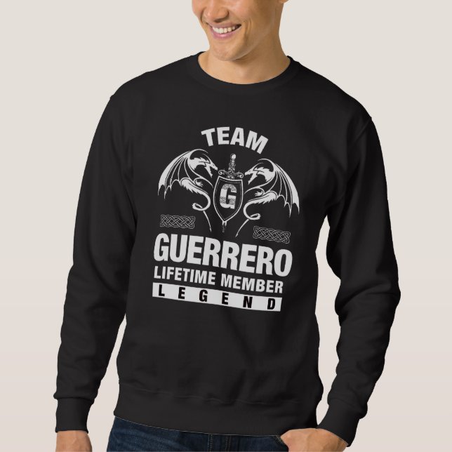 Moletom Membro do Tempo de Vida do Team Guerrero (Frente)