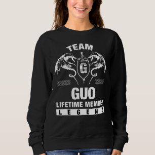 Moletom Membro do Tempo de Vida do Team Guo