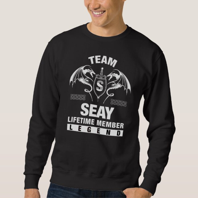 Moletom Membro do Tempo de Vida do Team Seay (Frente)