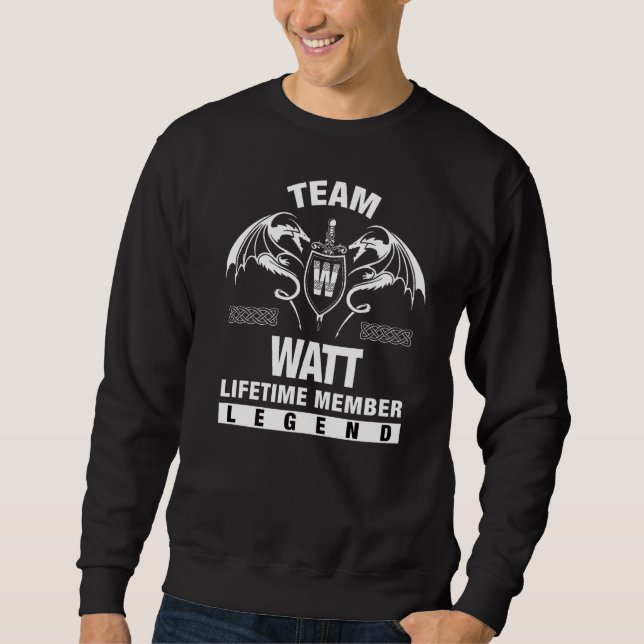 Moletom Membro do Tempo de Vida do Team Watt (Frente)