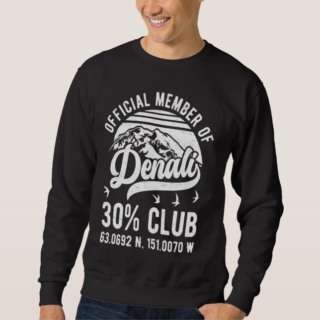 Moletom Membro Oficial do Nacional Denali 30 Club Alaska (Frente)