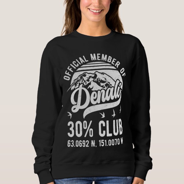 Moletom Membro Oficial do Nacional Denali 30 Club Alaska (Frente)
