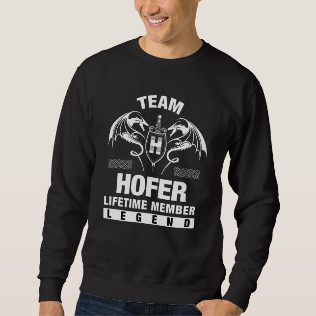 Moletom Membro Vitalício da Equipe Hofer   (Frente)