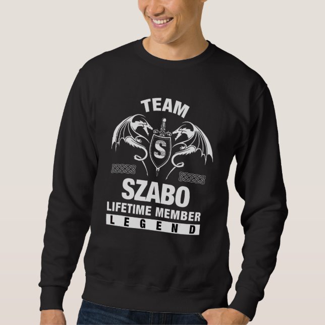 Moletom Membro Vitalício da Equipe Szabo   (Frente)