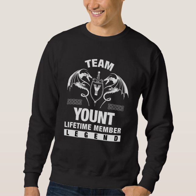 Moletom Membro Vitalício da Equipe Yount (Frente)